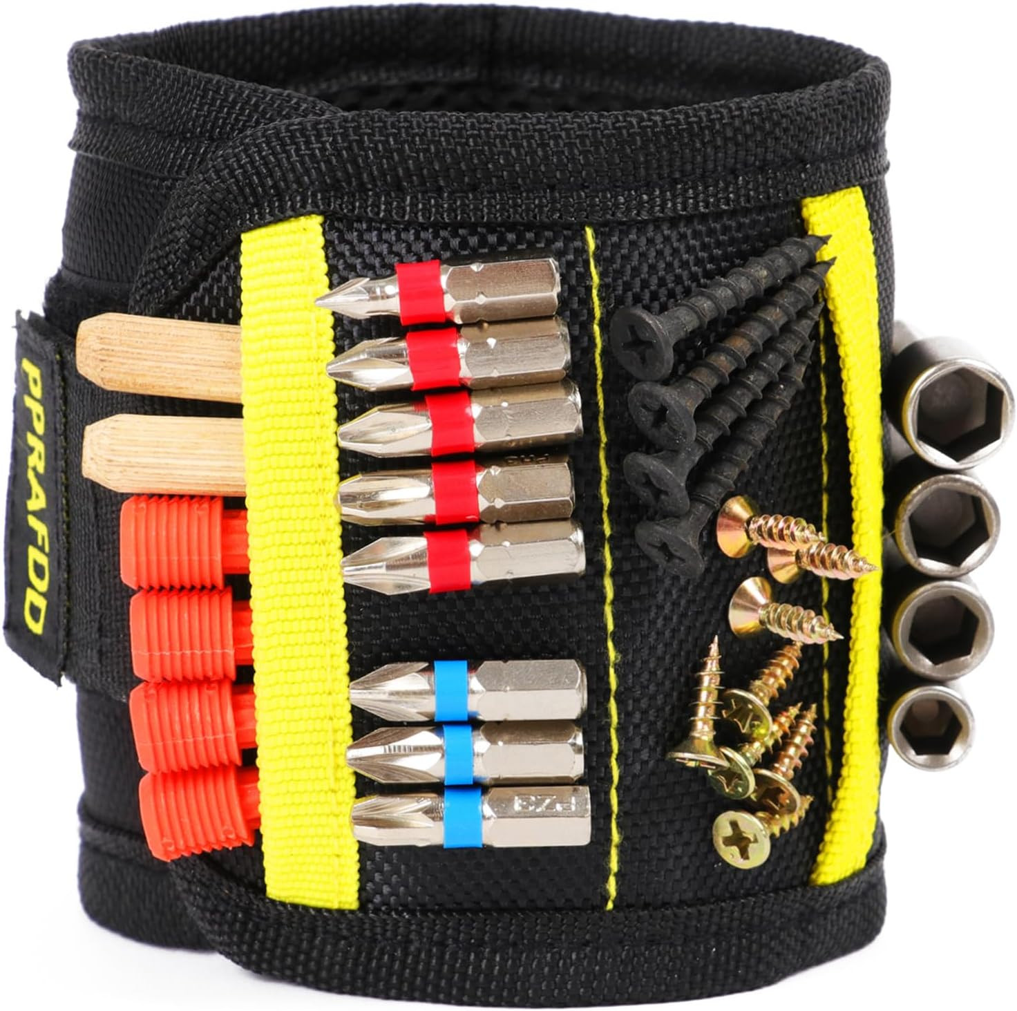 PPRAFDD Magnetic Wristband for Tools, Gift for Men Stocking Stuffers | Tools Bel