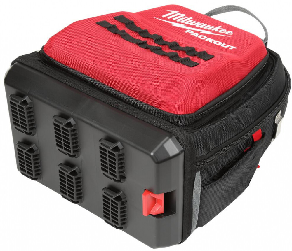 Milwaukee Backpack 15 in. PACKOUT 48 Pockets Molded Base Tool Organization Pack