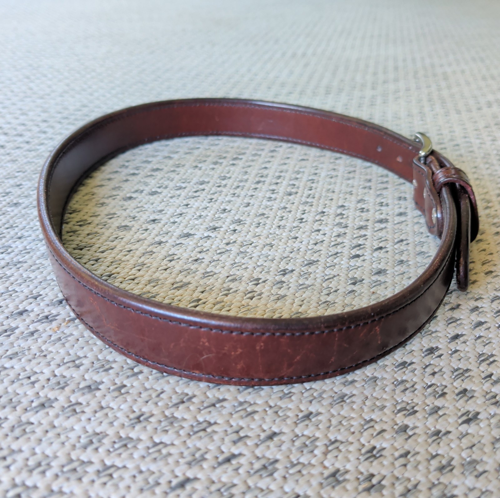 Vtg OCCIDENTAL Leather 5008 1.5″ W35-39 Working Mans Belt America’s Best 37″ VG+