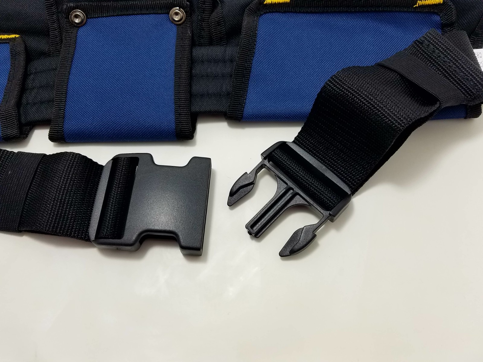 32 pocket 2 Pouch Utility Multifunction Tool Belt Bag Blue