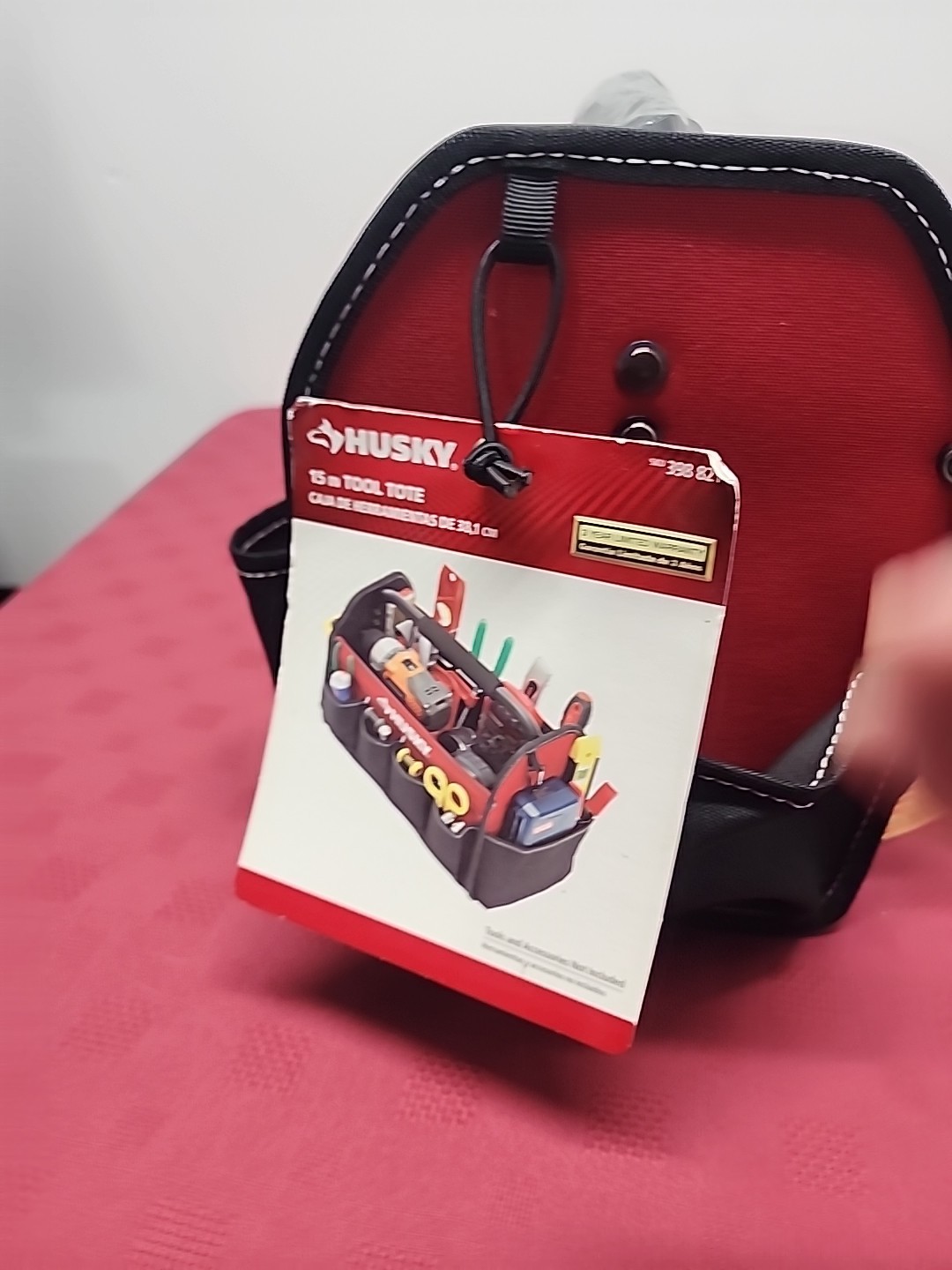 Home Depot~Husky 15 In. Open Top Tool Bag 10 Pockets Padded Handle New With Tags