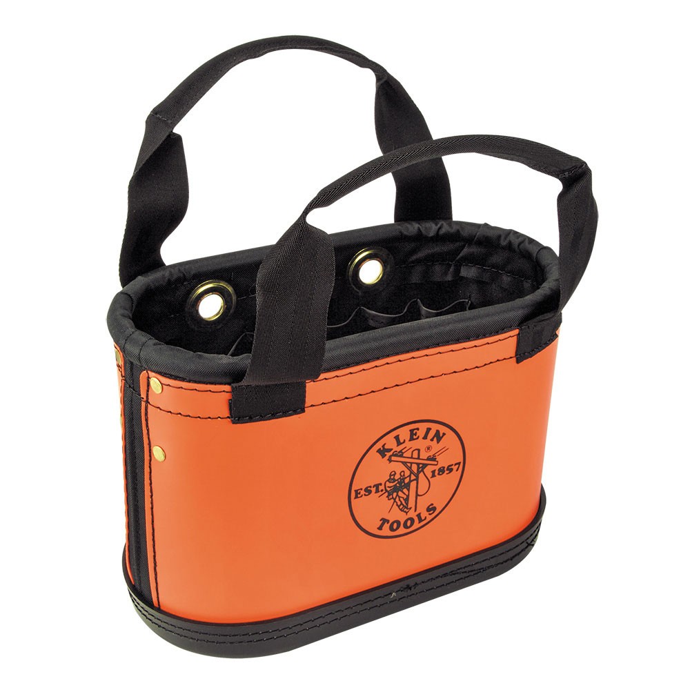 Klein Tools 5144HBS Hard Body Oval Tool Bucket Orange/Black