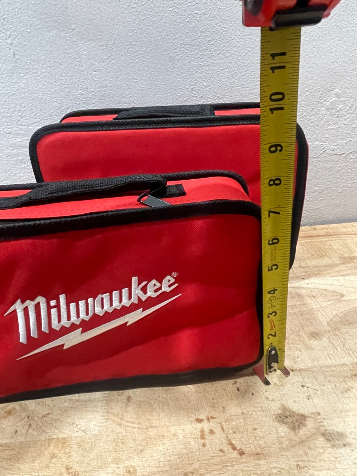 Milwaukee M12 Zipper Contractor Soft Case Tote Empty Tool Bag 2 pack