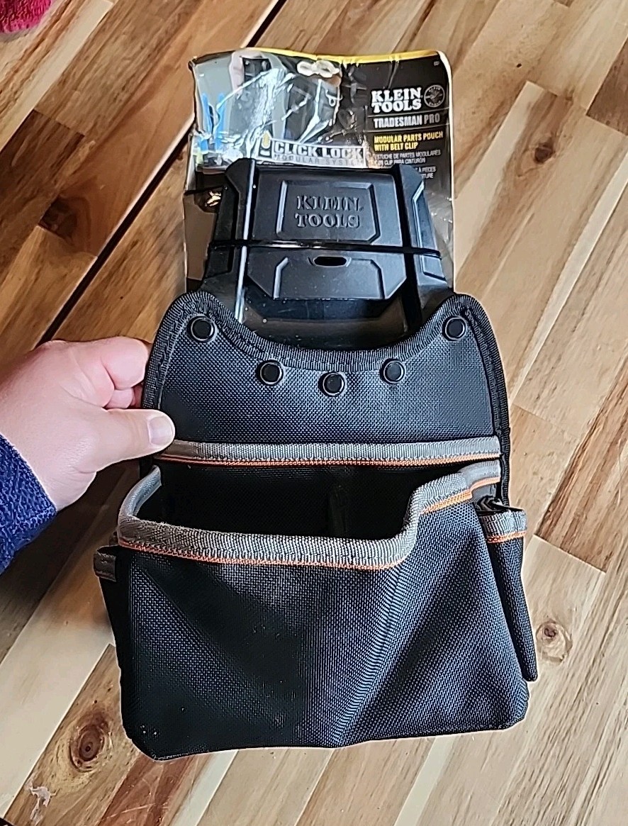 Klein Tools 55913 Tradesman Pro™ Modular Parts Pouch with Belt Clip