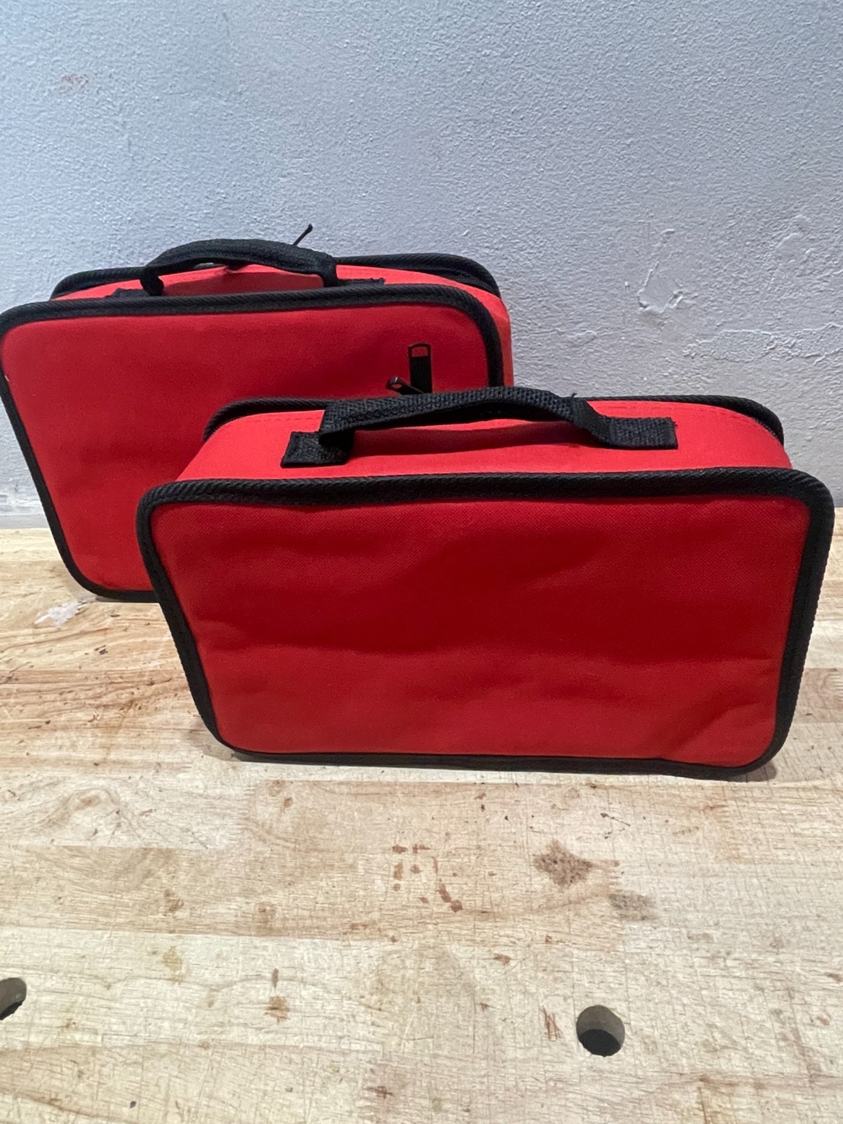 Milwaukee M12 Zipper Contractor Soft Case Tote Empty Tool Bag 2 pack