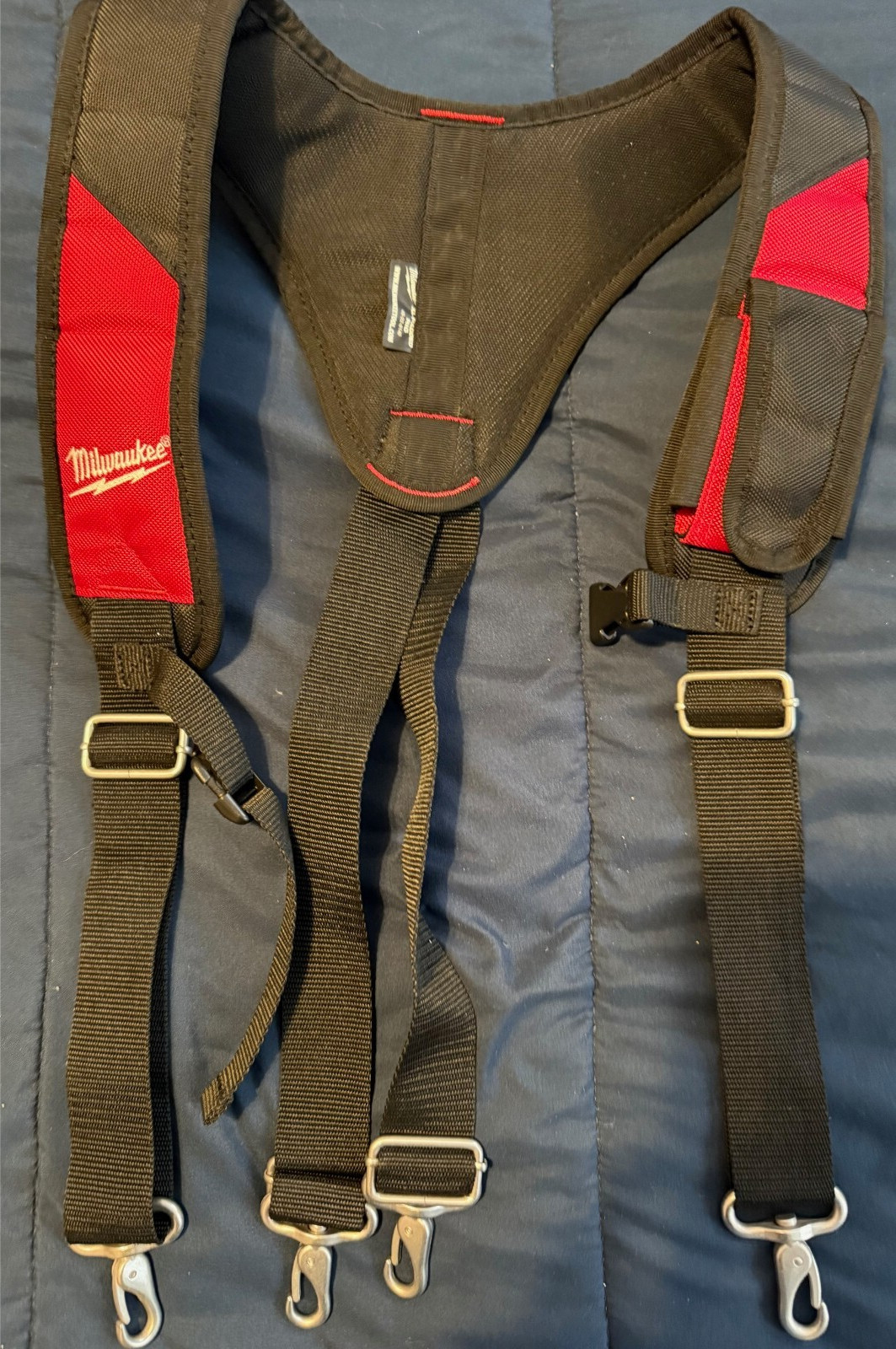 Electricians Portable Adjustable Work Waist Tool Storage Belt and Xl Padded Rig