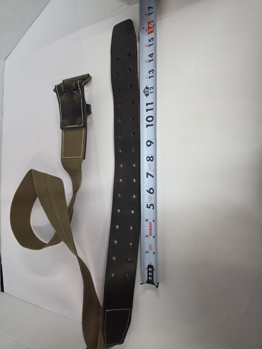 Cummins Tool Belt And Carpenter Bags Leather And Canvas Brown Extra Large