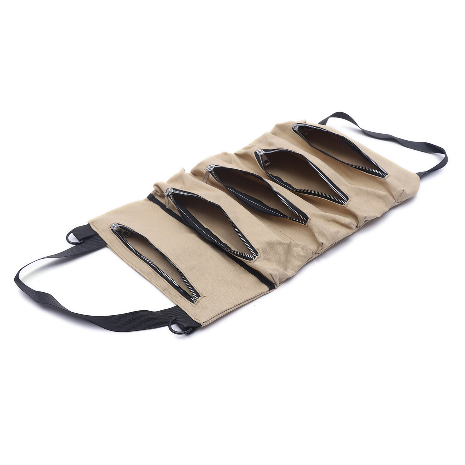 Multi-Purpose Roll Up Tool Bag – Durable Canvas Organizer with Pockets