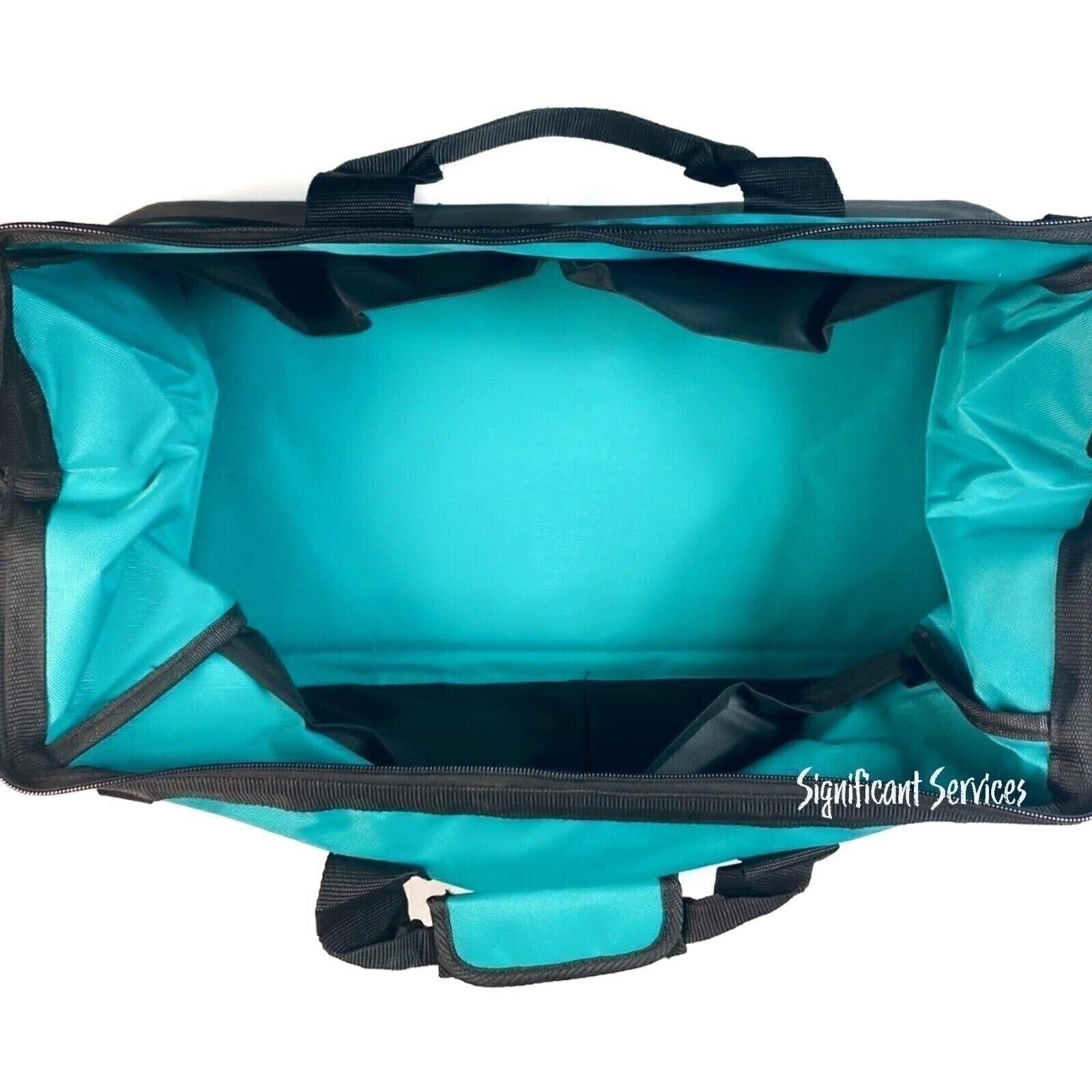 Makita 21″ Heavy Duty 10 Pocket Strap Contractor Tool Bag Carry Storage Case