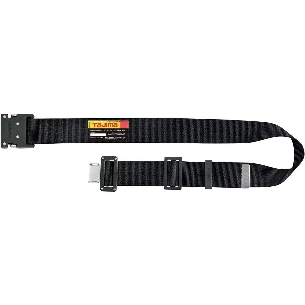 New TAJIMA BODY BELT ALUMINUM ONE-TOUCH BUCKLE M SIZE BWBM125-BK from Japan