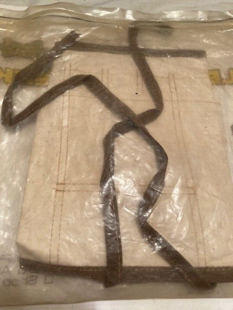 USA LEATHER NECK Atchison Canvas Cotton Nail Bag Tool Holder Apron – New In Pkg