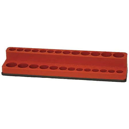 Westward 5Nne3 Socket Tray With Polypropylene, 1 3/8 In H X 9 3/8 In W