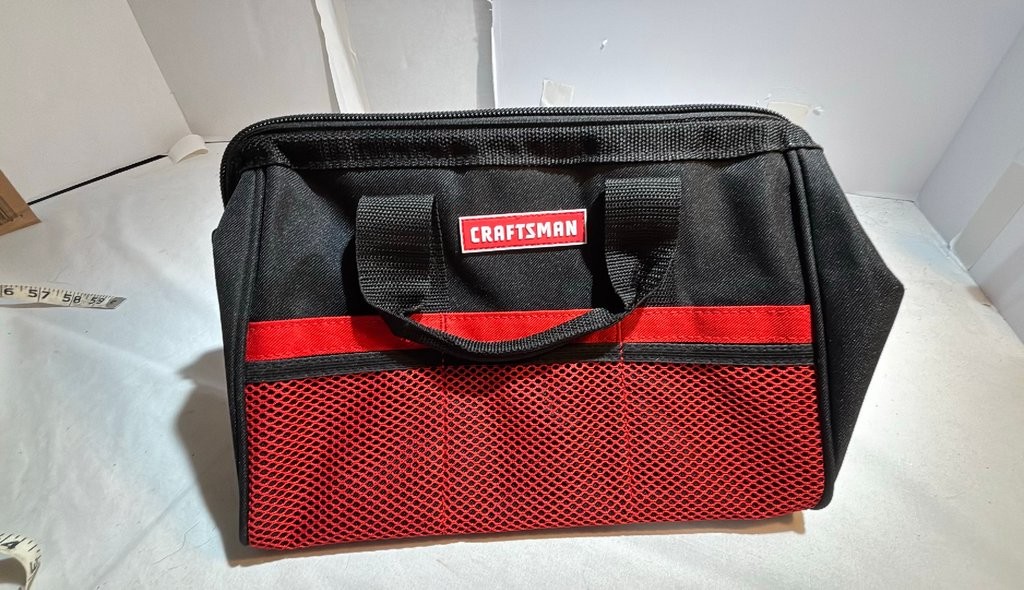Craftsman Black and Red Tool Bag 12×9