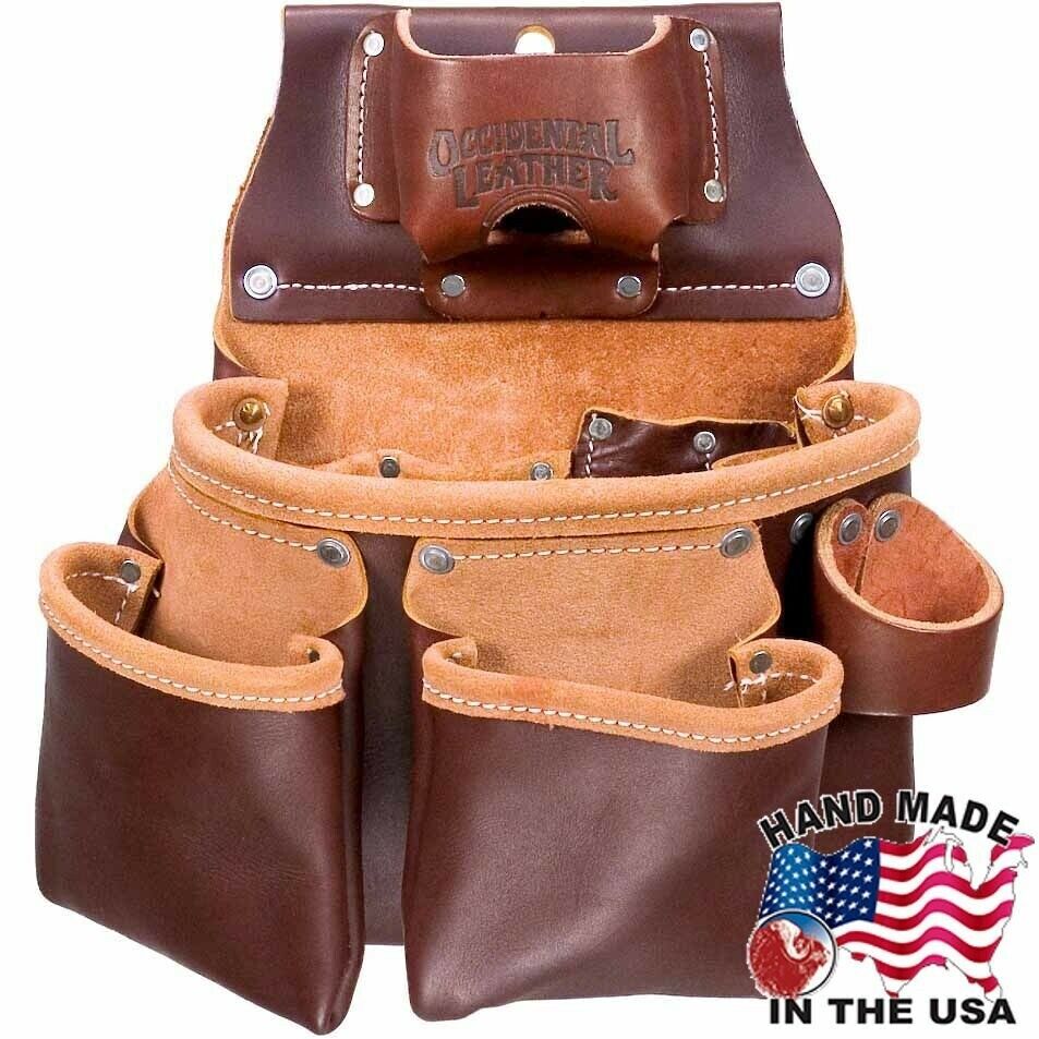 Occidental Leather 5018DB 3 Pouch Pro Tool Bag with 11 Pockets / Tool Holders