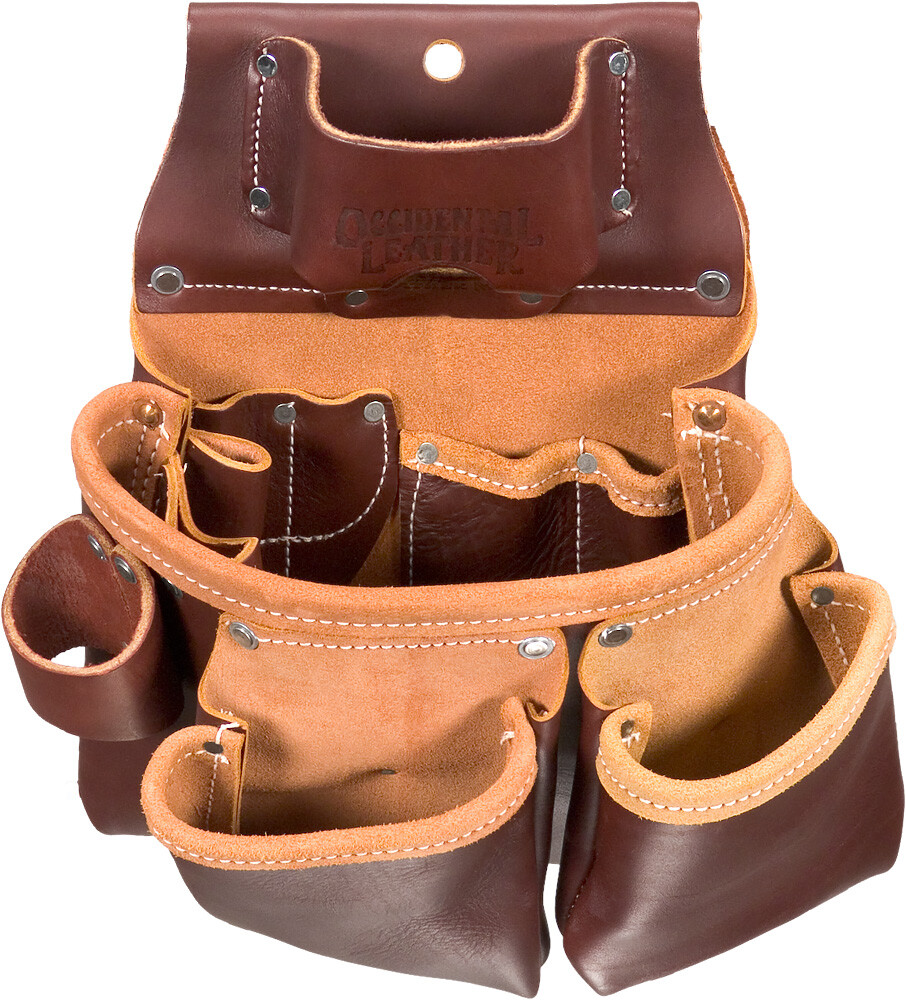 Occidental Leather 5018DBLH 2 Pouch Pro Tool Fastener Organizer Bag – Left Hand