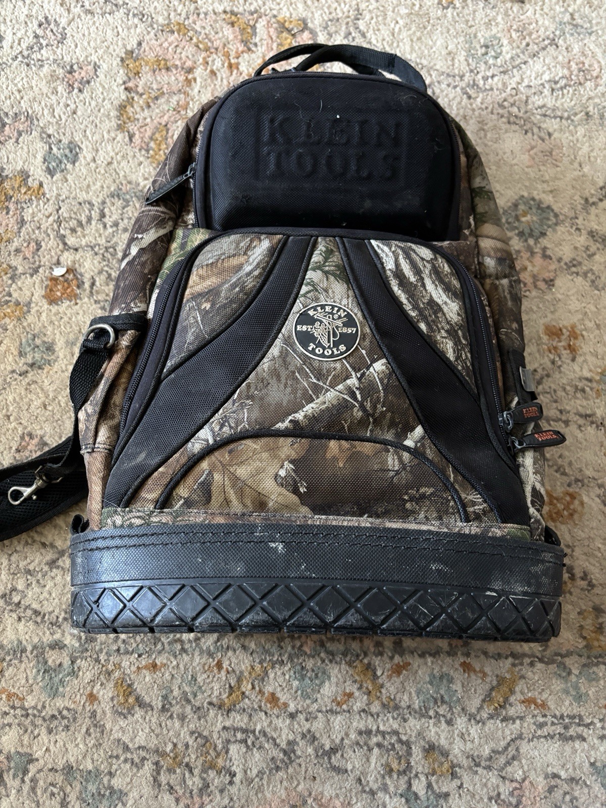 Klein Tools Camouflage/Black Tool Backpack w/ Padded Shoulder Straps & Handle