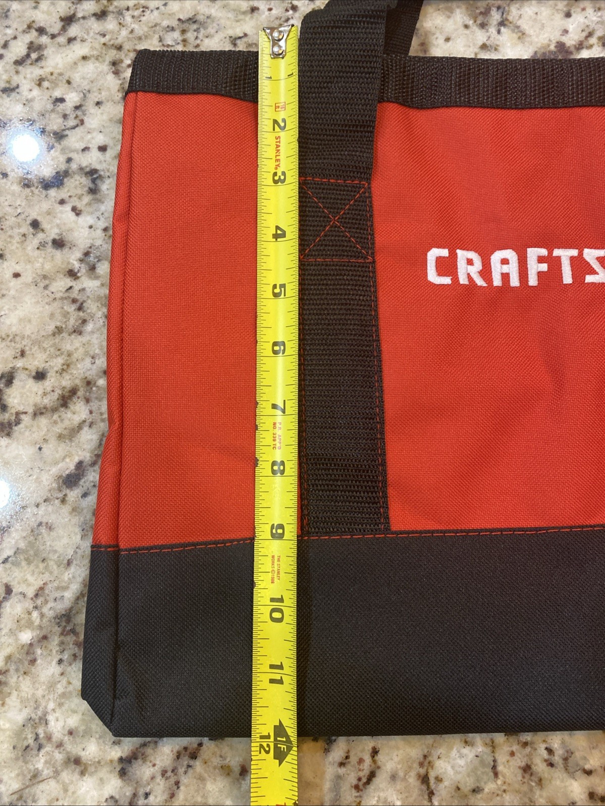 NEW Craftsman 18” Red And Black Large Tool Bag With Handle