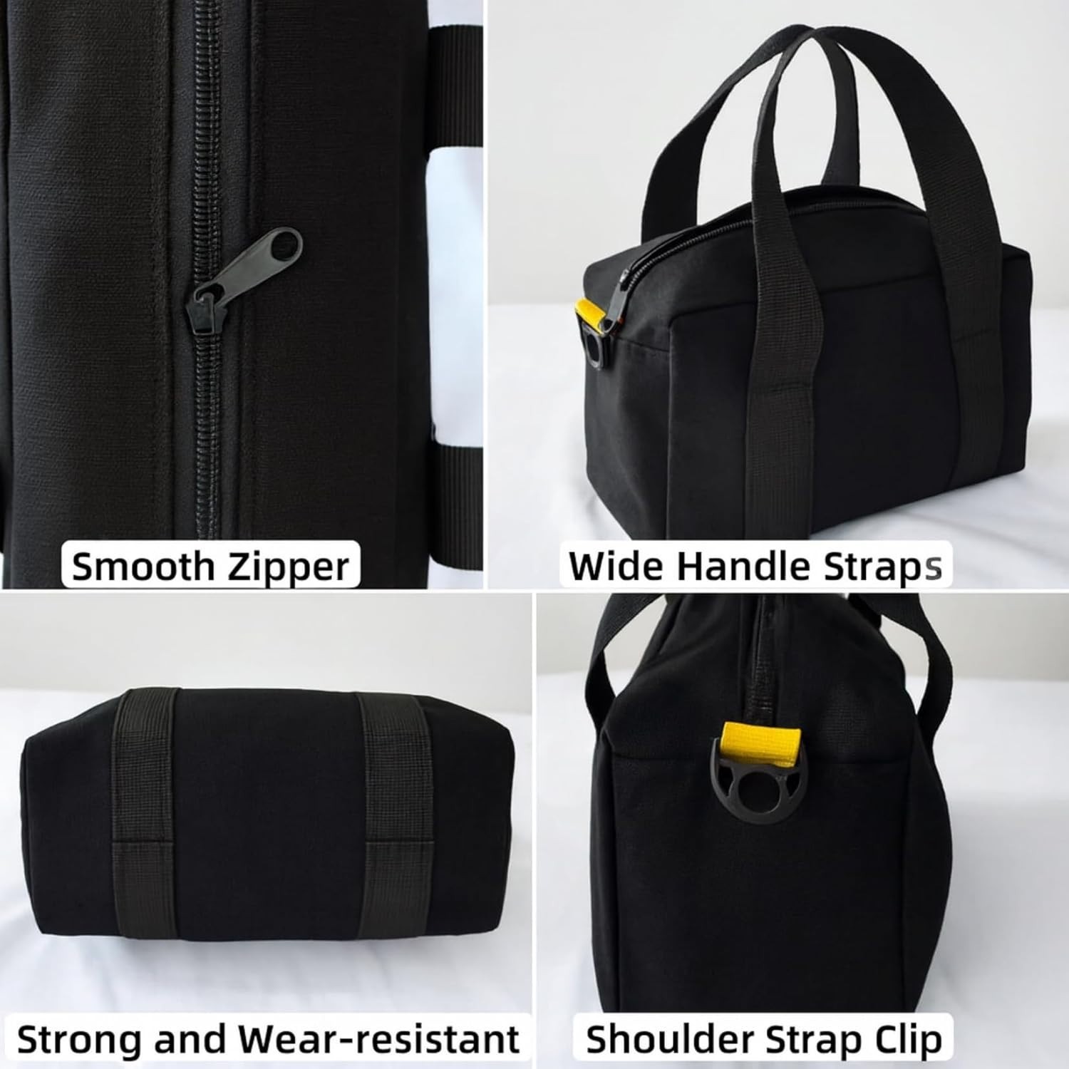 Portable 18 Inch Fabric Tool Bag with Wide Opening – Carry Everything Easily