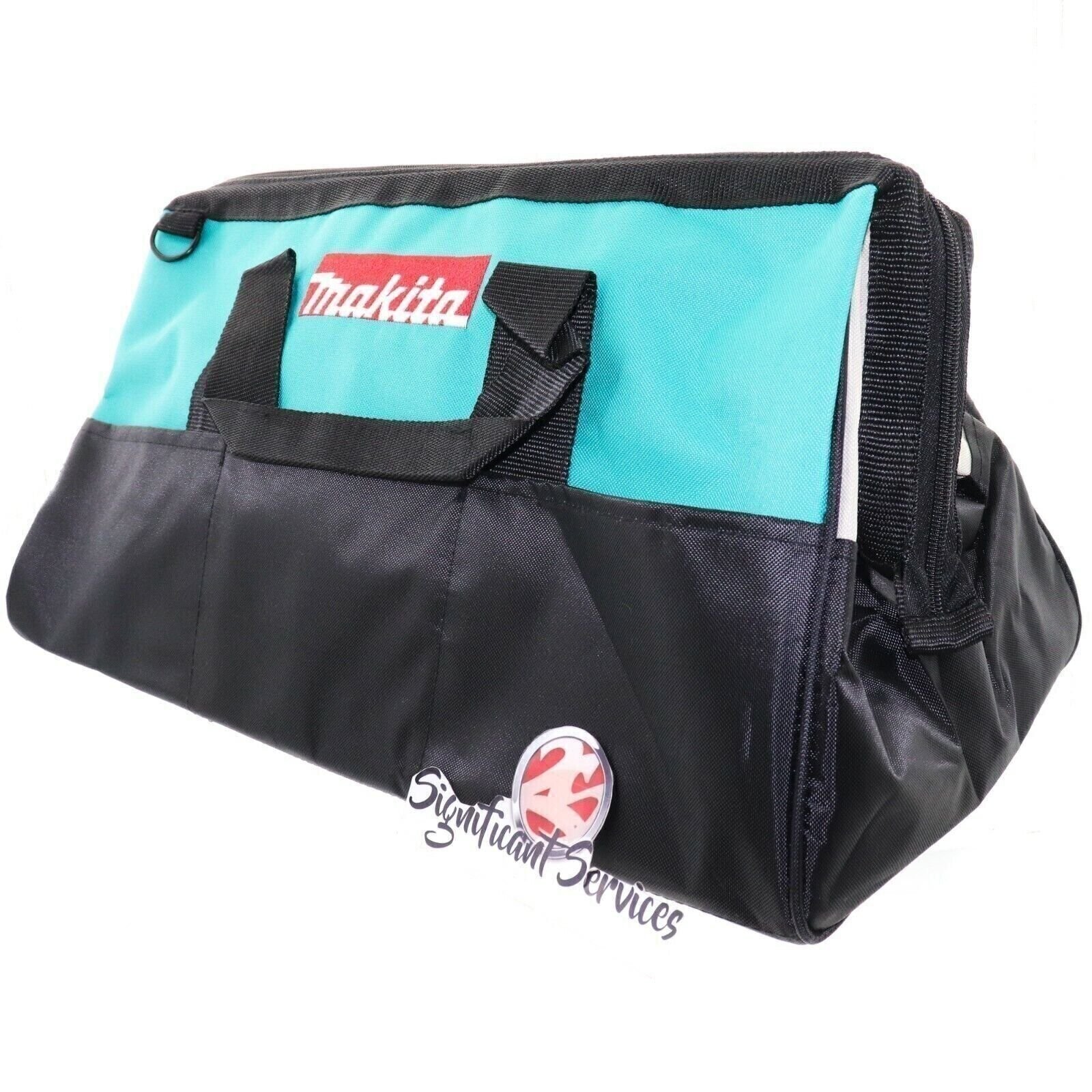 Makita 21″ Heavy Duty 10 Pocket Strap Contractor Tool Bag Carry Storage Case