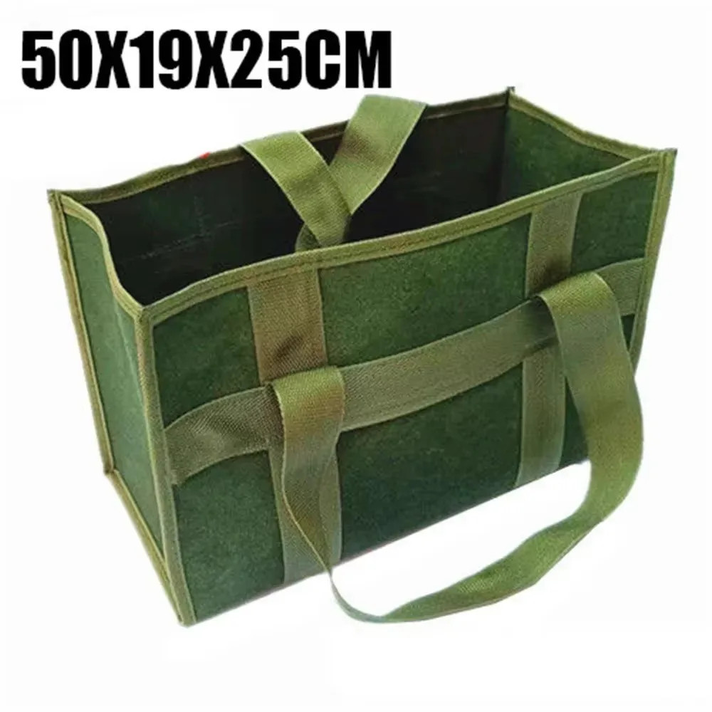 High Strength Handheld Tool Bag Portable Canvas Garden Storage Bag Lightweight D