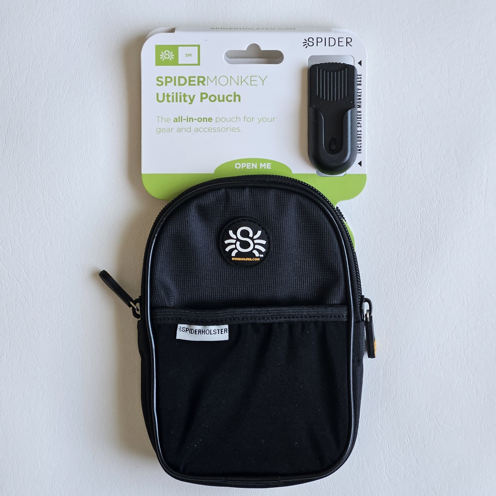 Spider Monkey Utility Pouch – Self locking belt accessory clip Brand New!