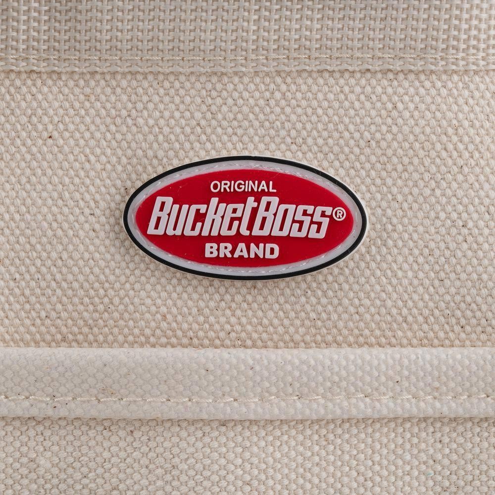 Tool Bag Canvas Heavy Duty 17 Inch Tote with 30 Pockets Waterproof Beige Rigger