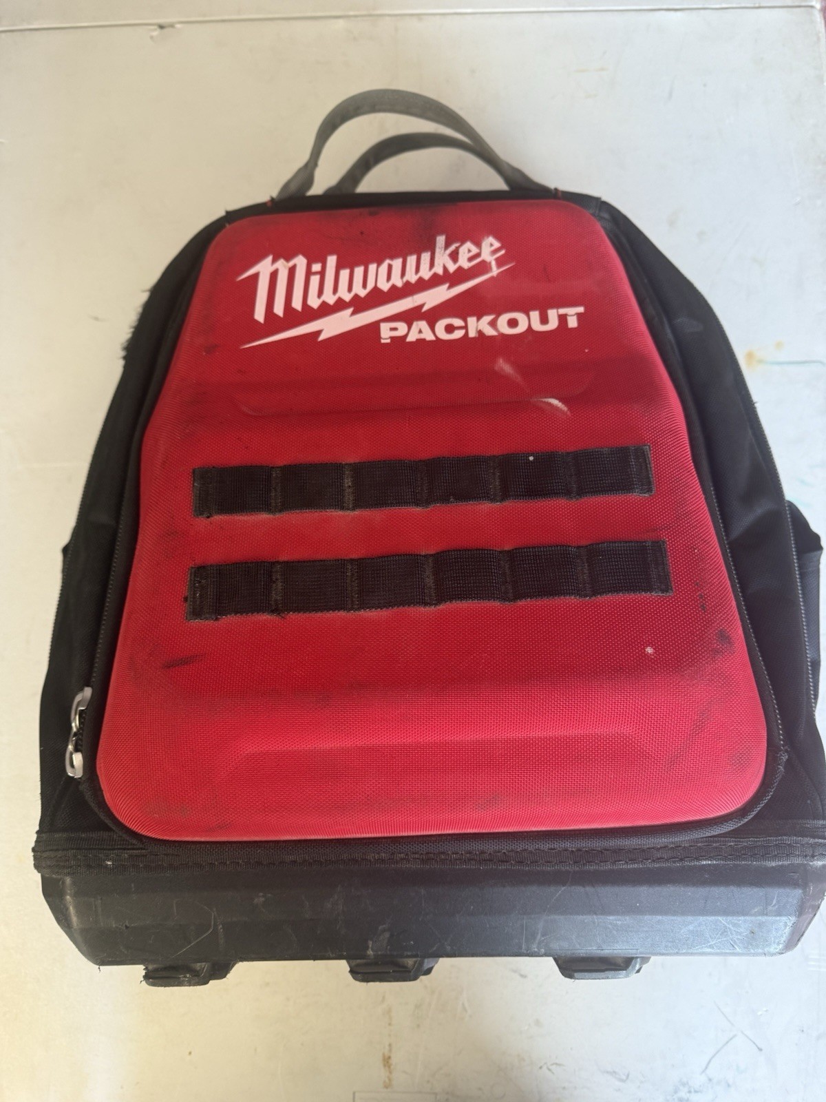 Milwaukee 48-22-8301 PACKOUT Impact Resistant Polymer Backpack, 48 Pockets Used