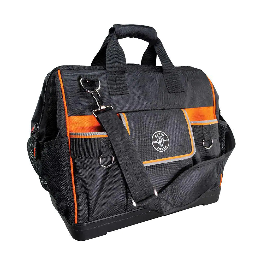 Tool Bag, Tradesman Pro Wide-Open Tool Bag, 42 Pockets, 16-Inch