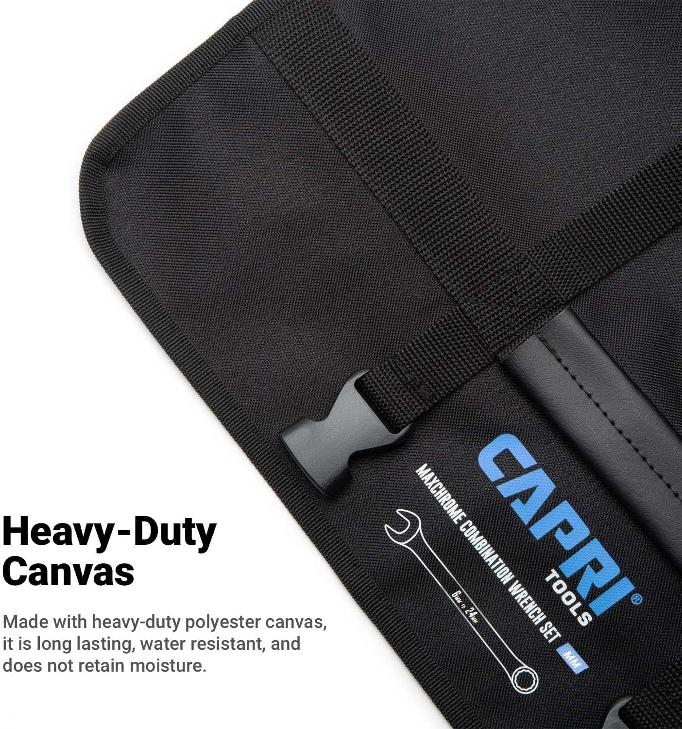 Metric Wrench Roll-Up Holder 19 Pockets