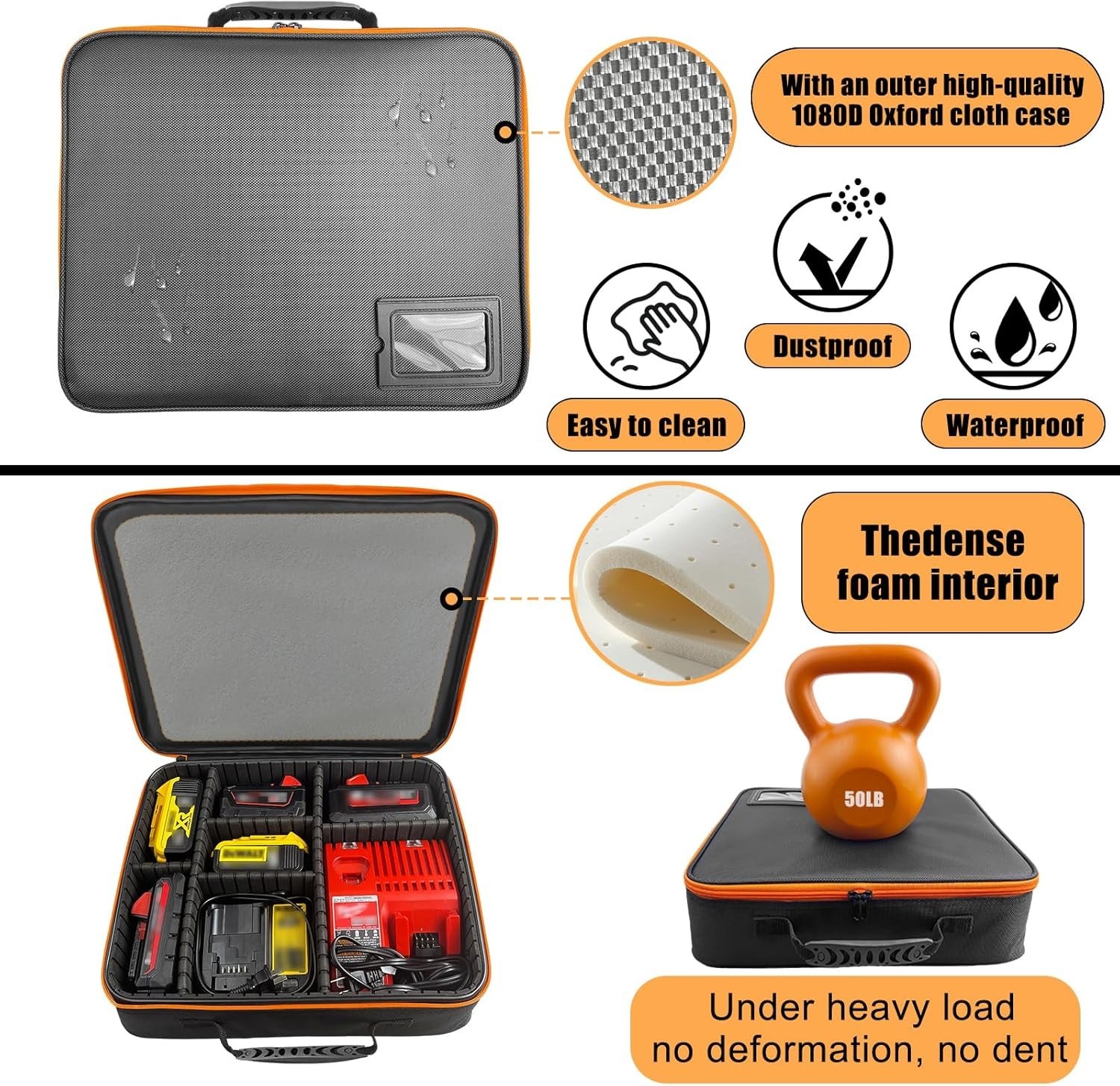 Extra Large Power Tool Battery Holder
