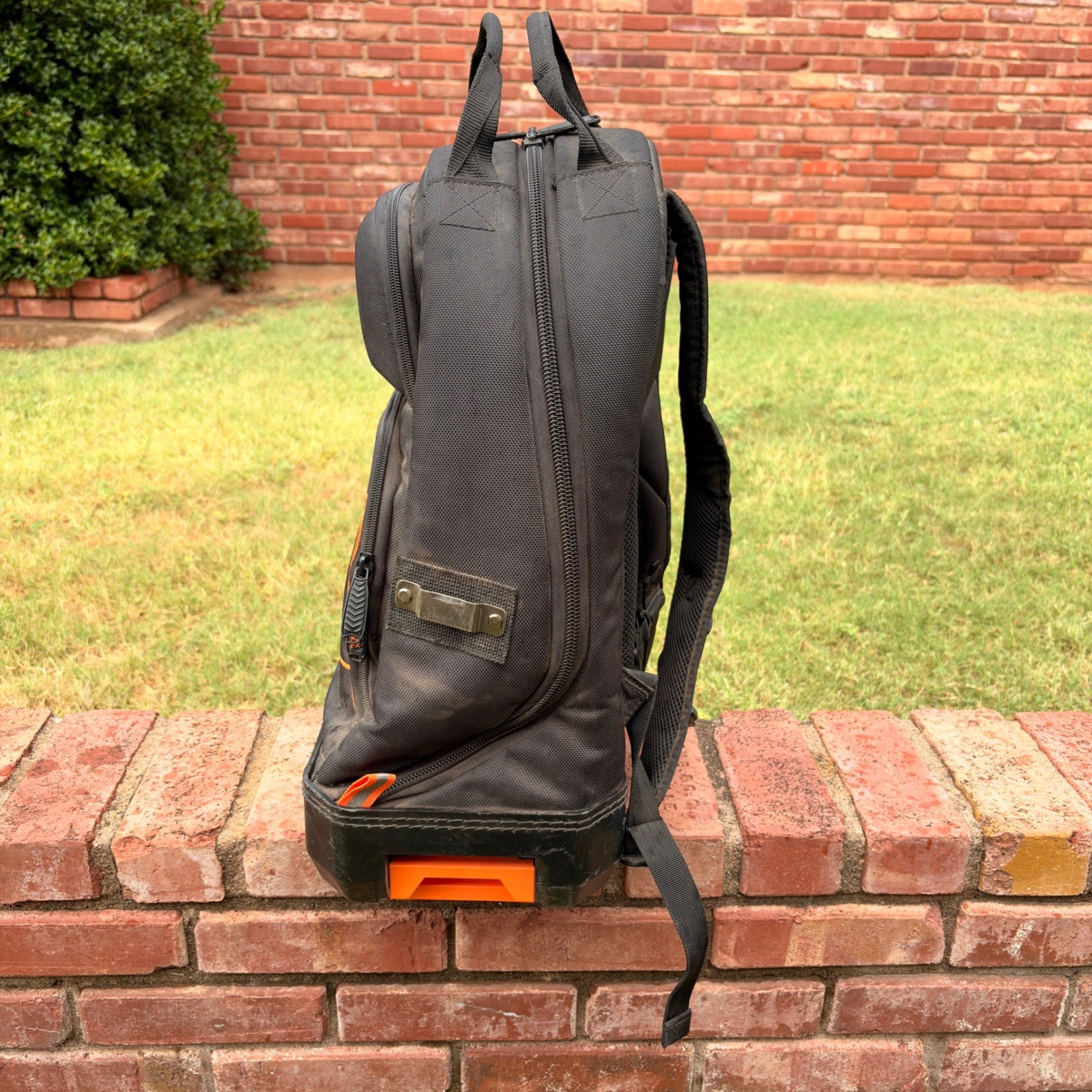 Klein Tools MODBOX Electrician Tool Backpack Black Orange Heavy Duty Organizer