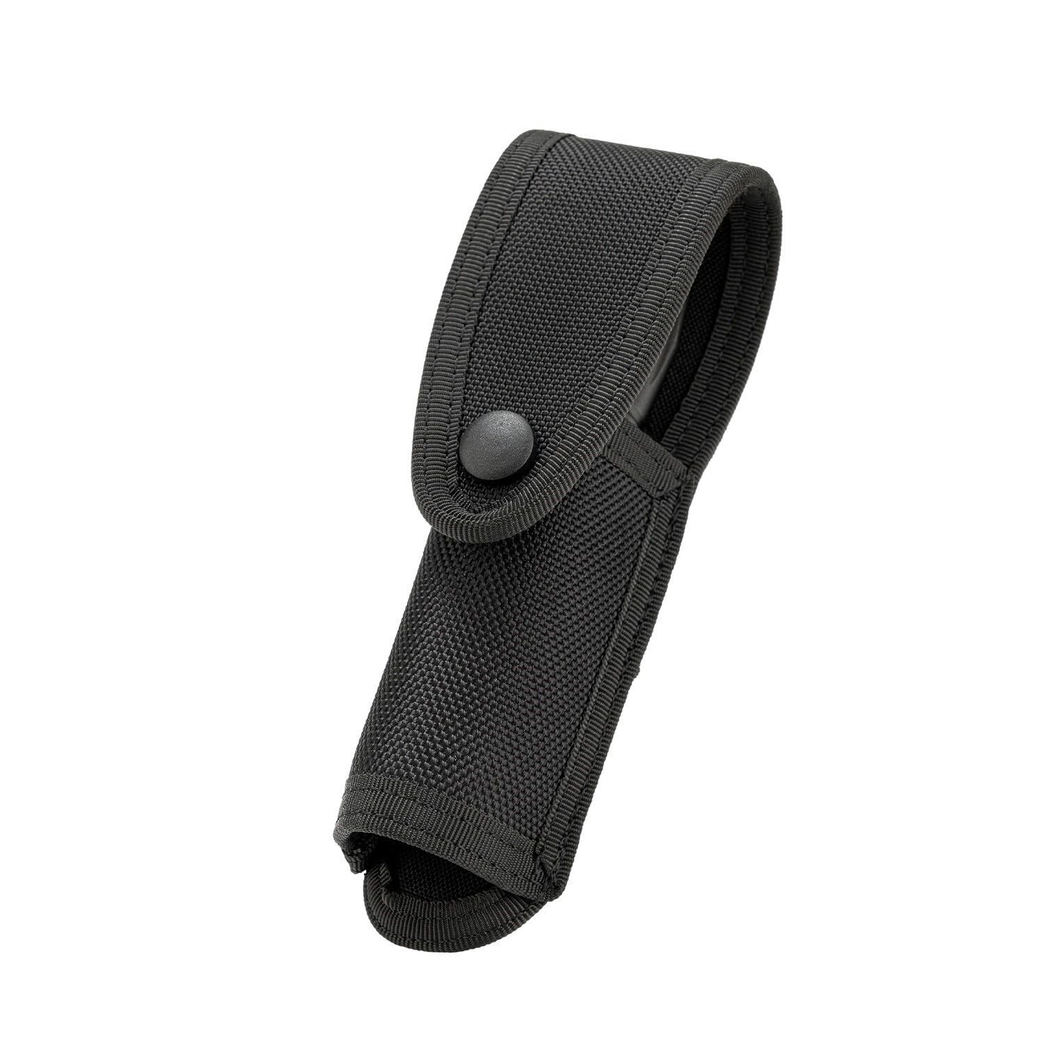 Tactical Flashlight Holster for Duty Belt – MOLLE Holder Nylon Pouch