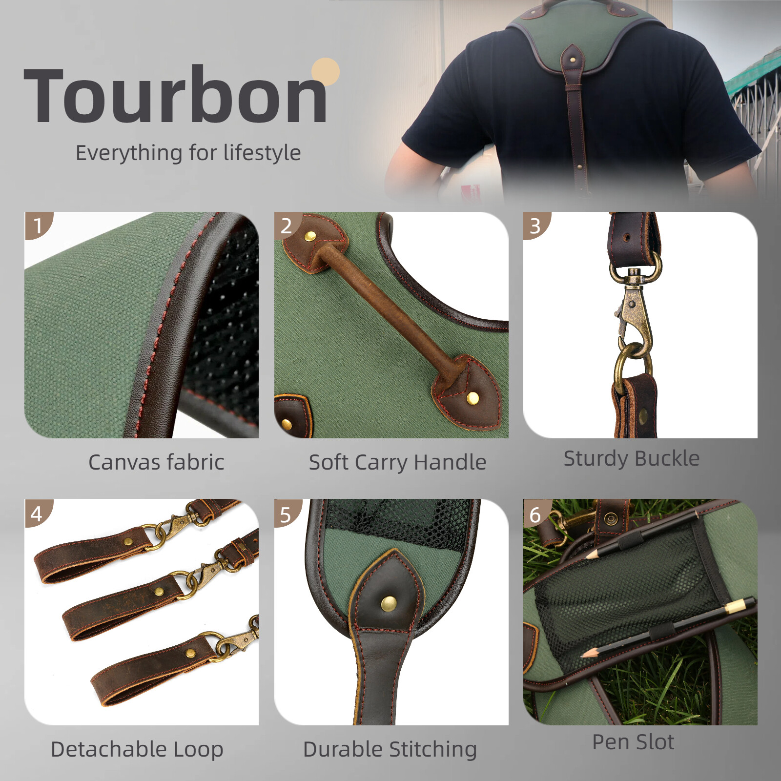 TOURBON Heavy Duty Tools Harness Suspenders Carpenter Rig Belt Contractor Strap
