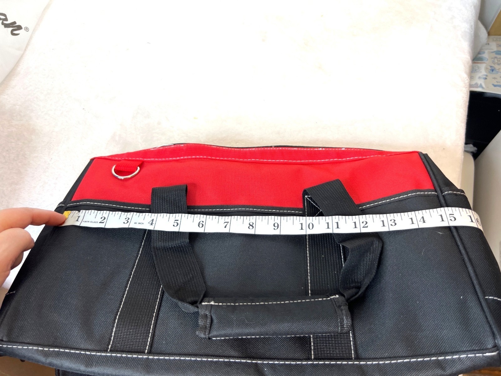 Journeyman Collection tool Bag Mechanic New Black Red Canvas Technician