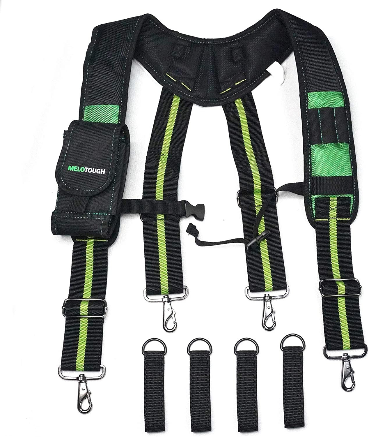 Tool Belt Suspenders Construction Work Suspenders With detachable Oliver Green