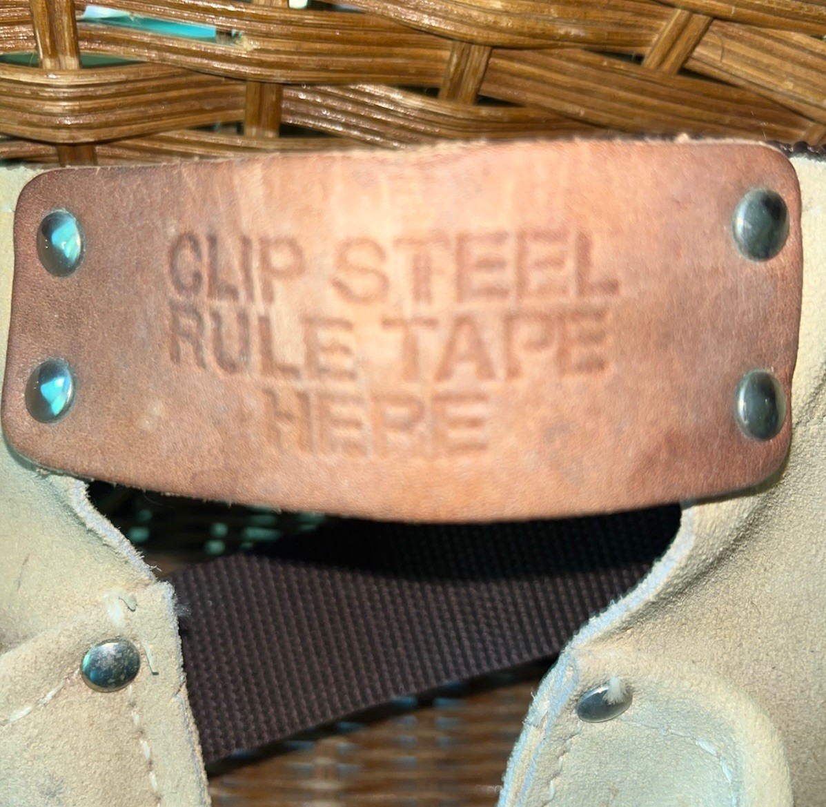VINTAGE BOLEN Model 5091BSL LEATHER TOOL POUCH 9-POCKETS FOR TOOLS – USA MADE!