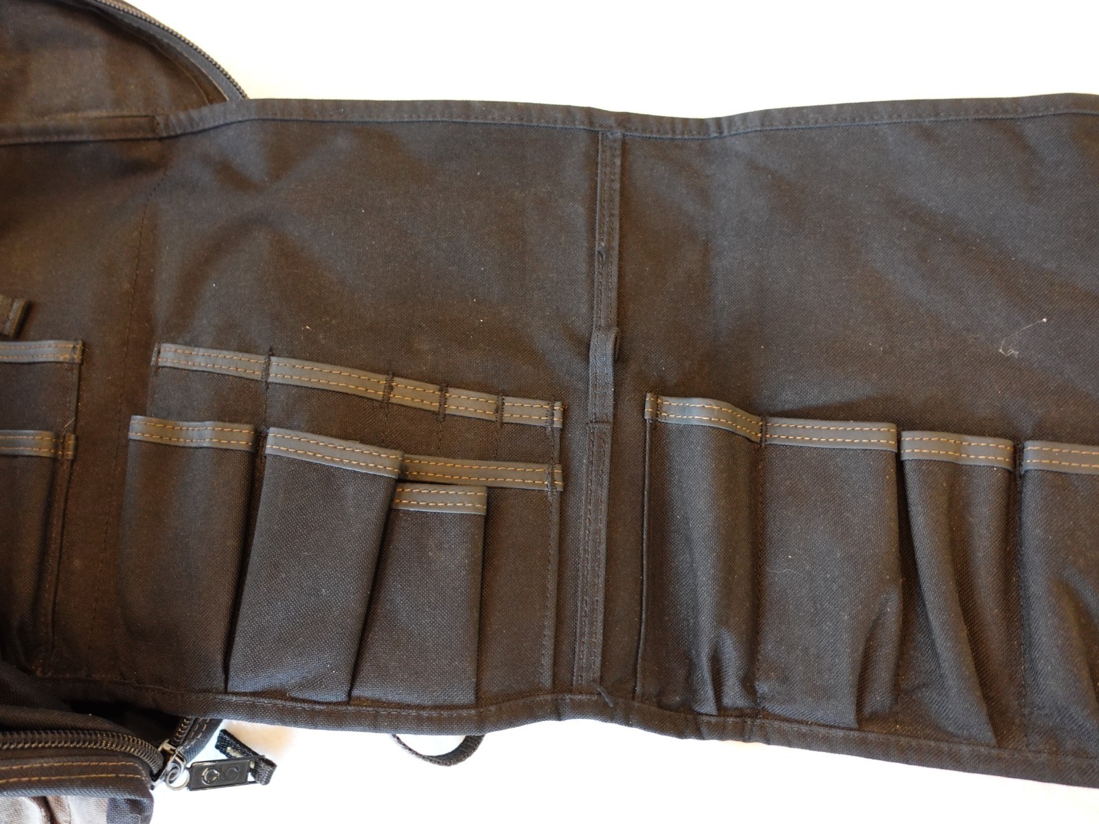 CLC Electricians Backpack Tool Bag 1130 Custom Leathercraft Foldout Work Pouch