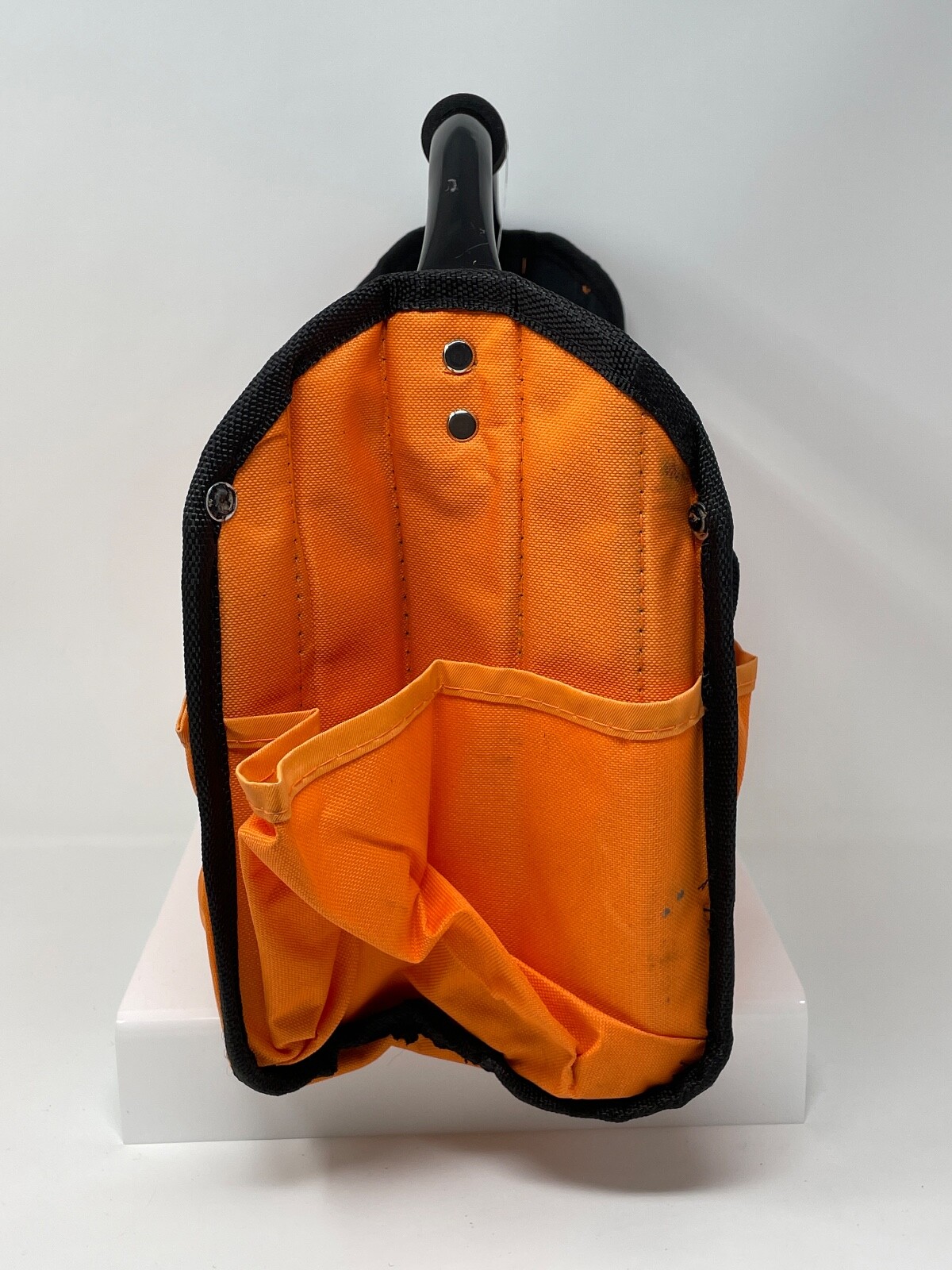Collapsible Tool Bag, Exterior Pockets, Foam Padded Handle, Orange Torelli Tools