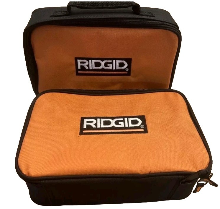 New, Open Box RIDGID 10” x 7” x 4” Heavy Duty Contractors Tool Bag Soft