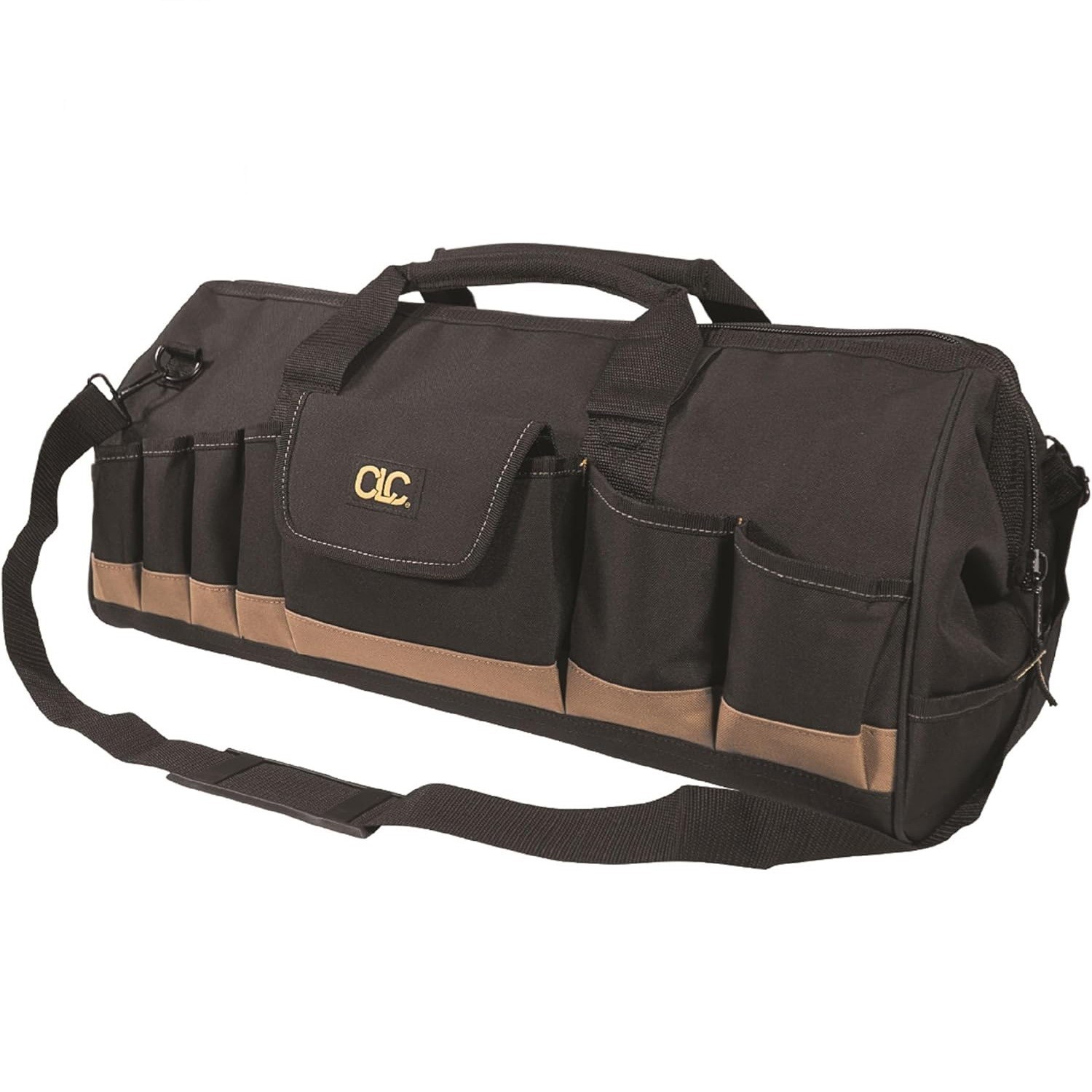 CLC Custom Leathercraft 24″ Megamouth Tool Bag 1164 Extra Large Tote 32 Pockets