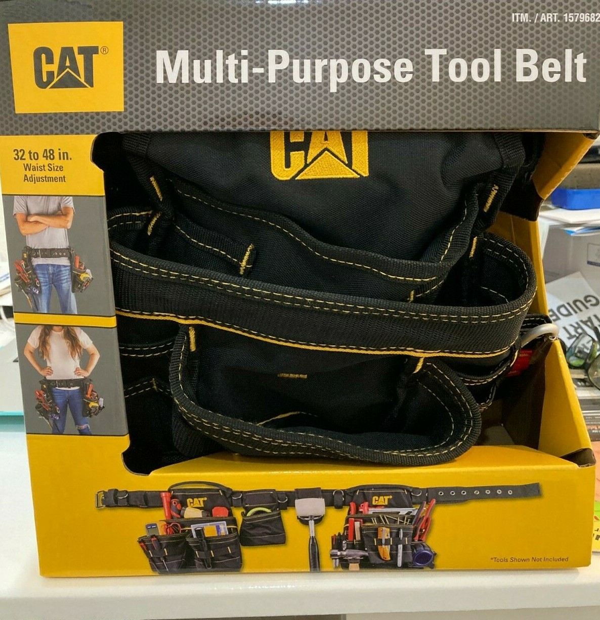 NEW – CAT CATERPILLAR Tool Belt Muti-Purpose – 32 To 48 inches