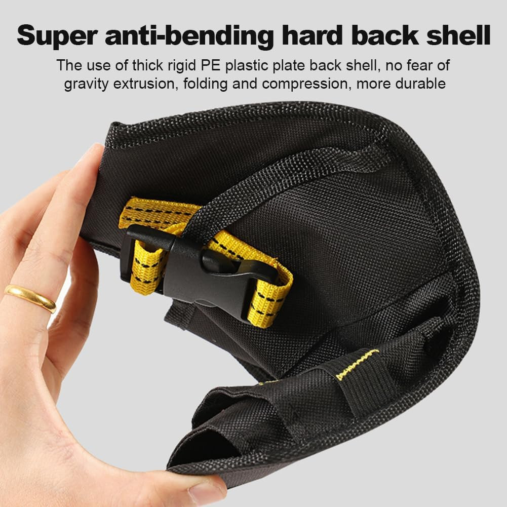 Heavy-Duty Fast Draw Drill Holster with Tool Pouch for Most Drills