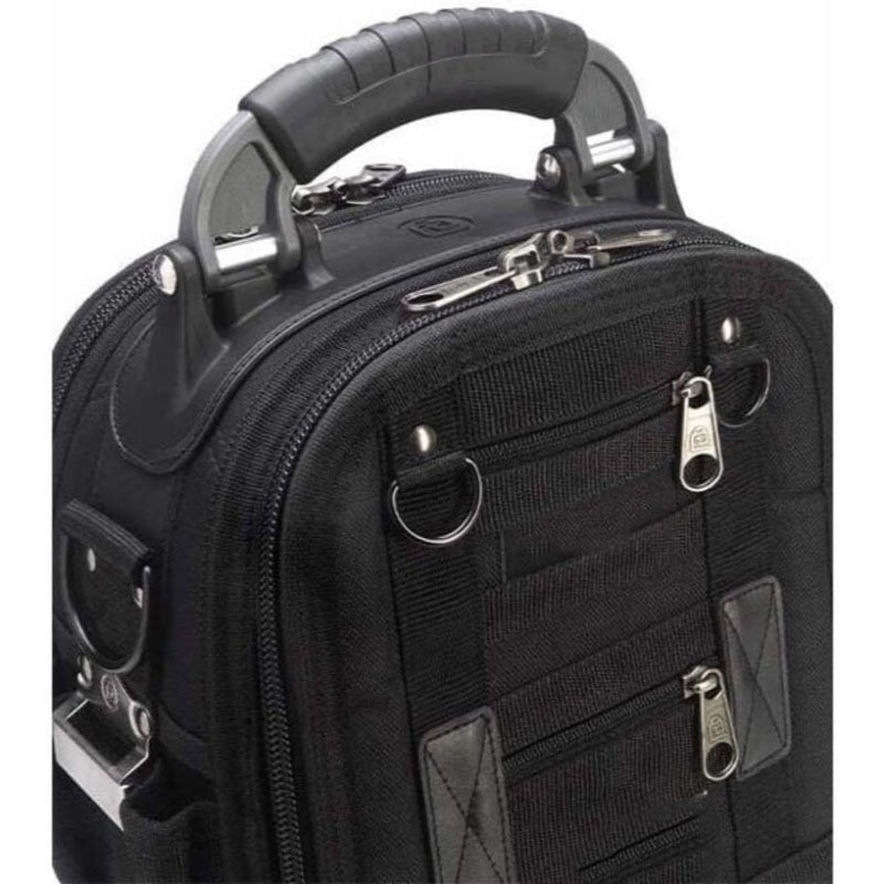 Multifunctional toolkit, multi-zipper and multi-compartment design
