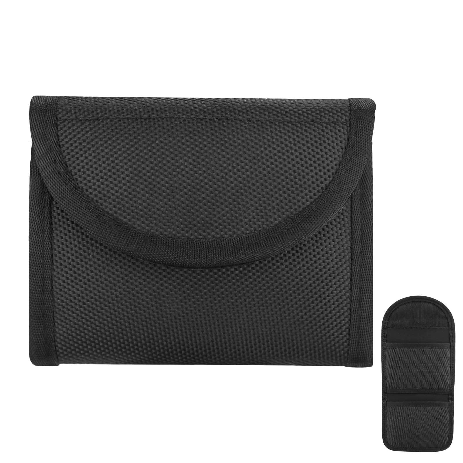 Double Latex Glove Pouch for Duty Belt, 1 Count (Pack of 1), Black 1 Pack