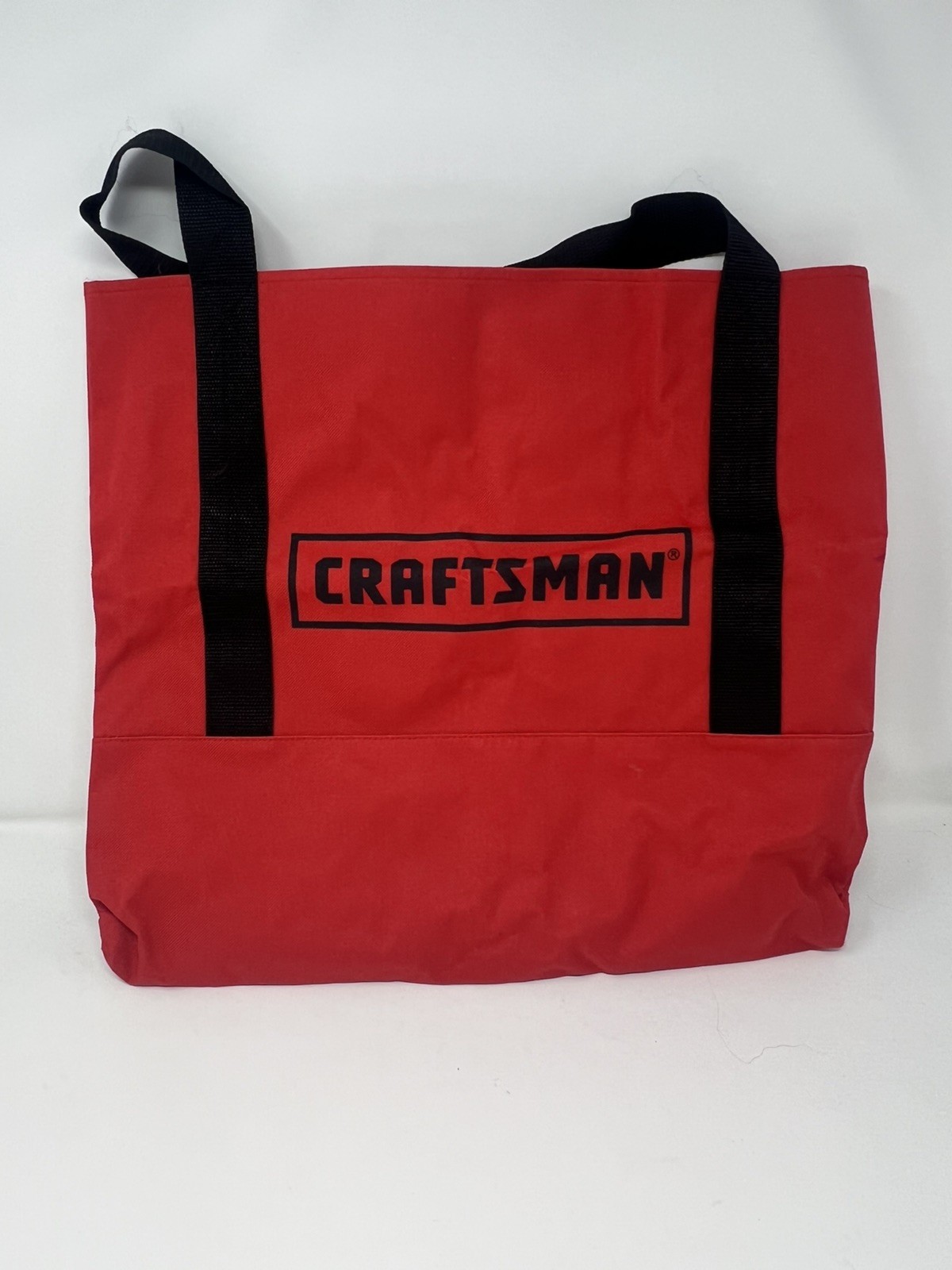 NEW Craftsman 16” Red And Black Large Tool Bag With Handles