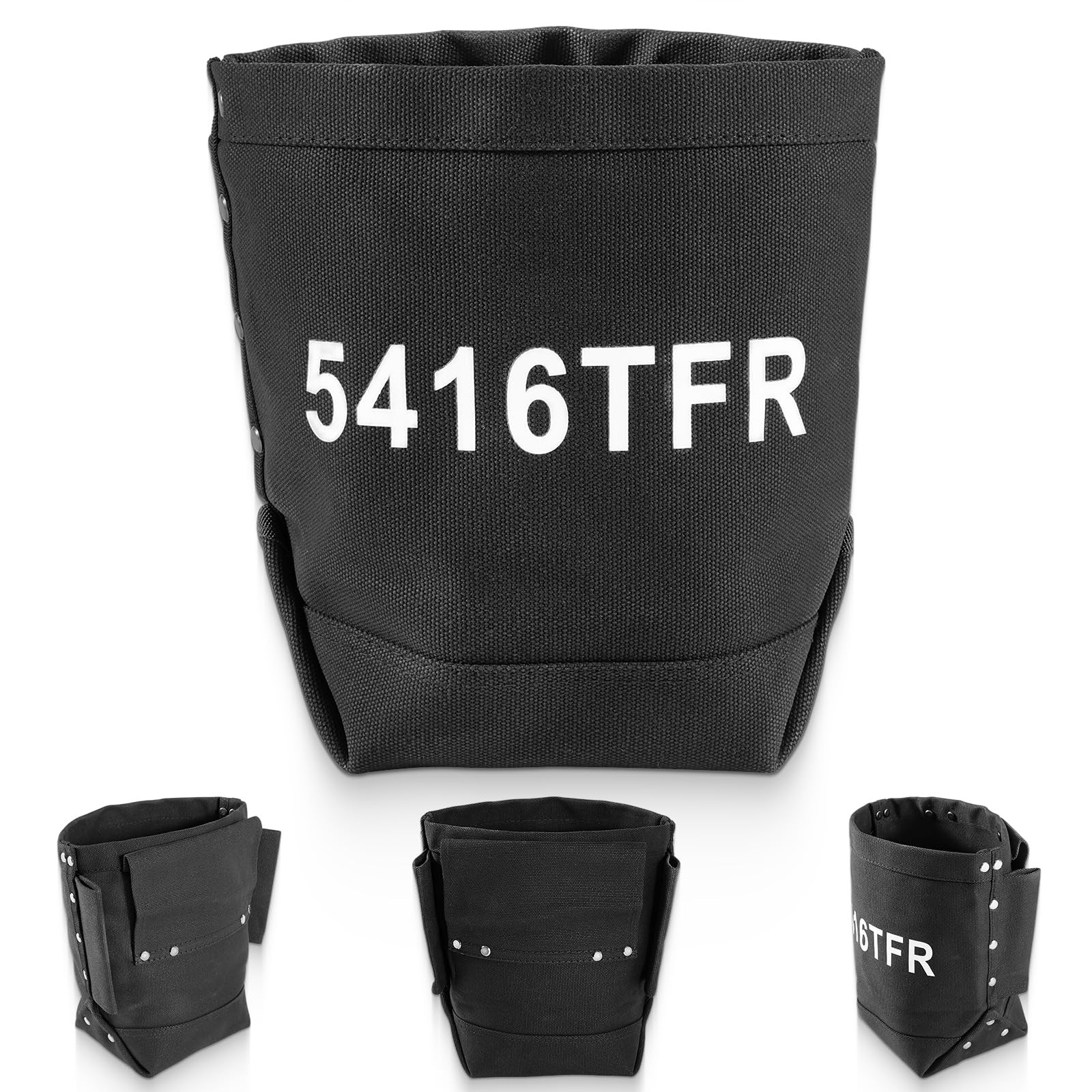 “Flame Resistant Tool Bag 5x10x9in – Durable Canvas Pouch with Reinforced Bottom