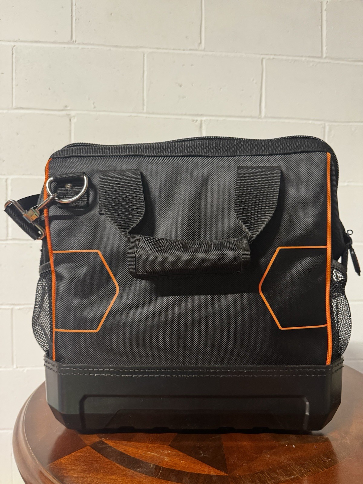 Klein Tools MODbox Tool Bag Tote Black/Orange/Gray Zipper w/ Shoulder Strap