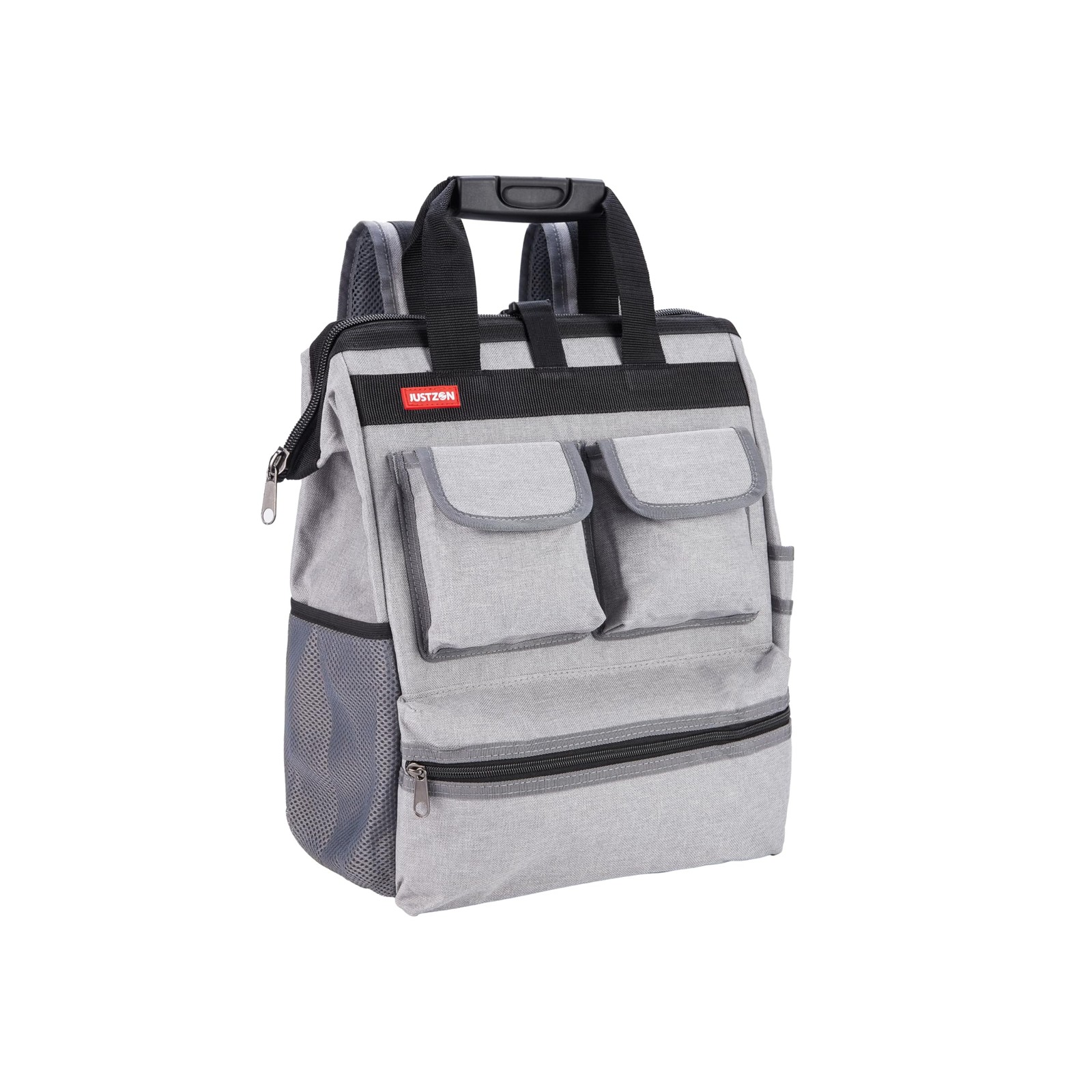 Justzon Backpack Tool Bag Padded Back Support Heavy Duty Tool Kit Carrier