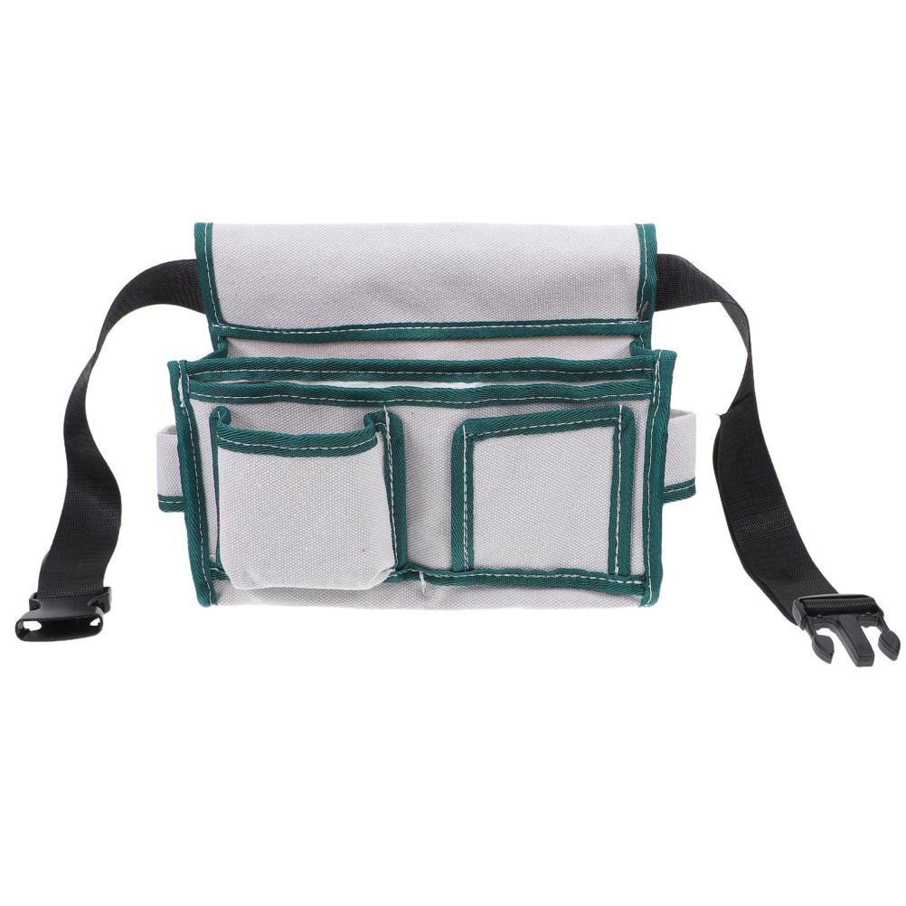 Multi Pocket Canvas Utility Work Bag with Reinforced Stitching for Tough Jobs