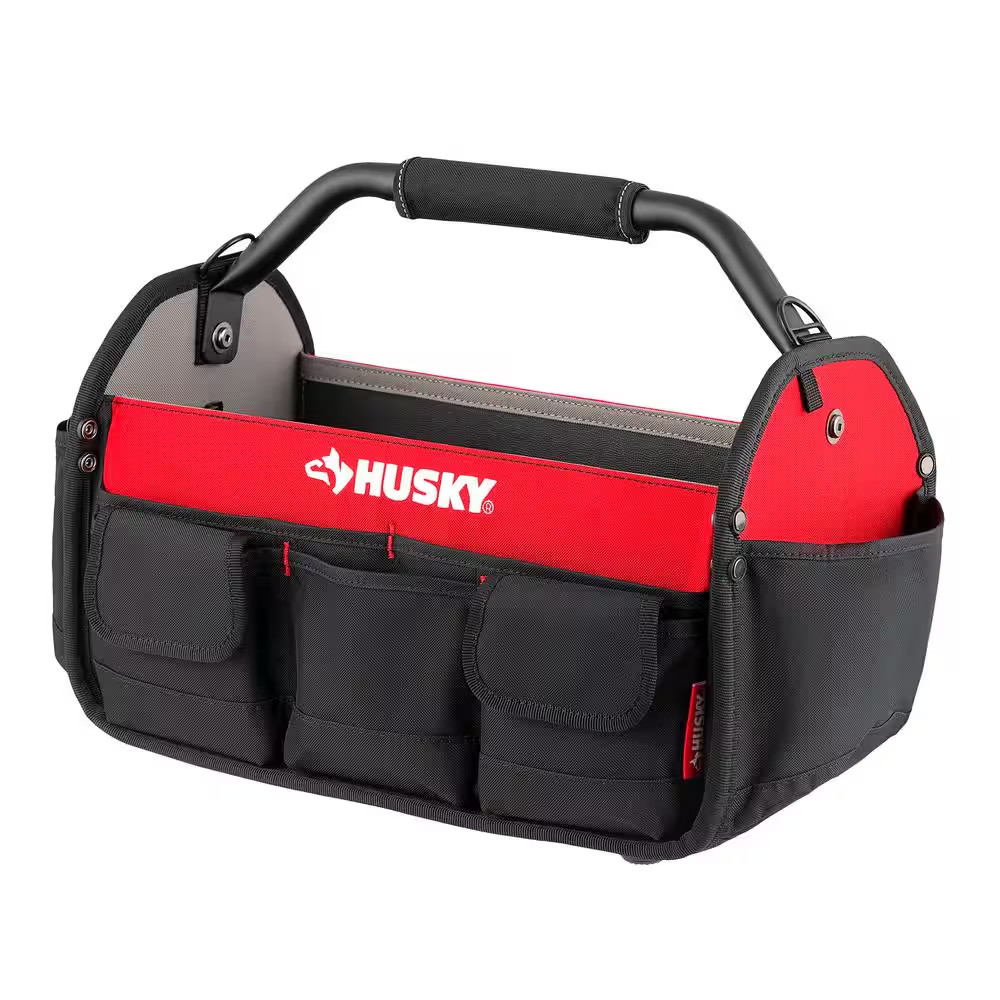 17 In. 18 Pocket Open Top Tool Bag